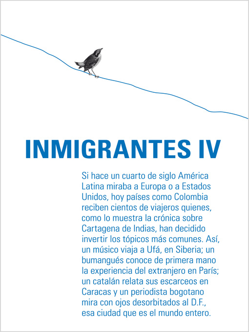 Cover image for Inmigrantes IV